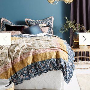 Anthropologie Meguro Queen Duvet Cover